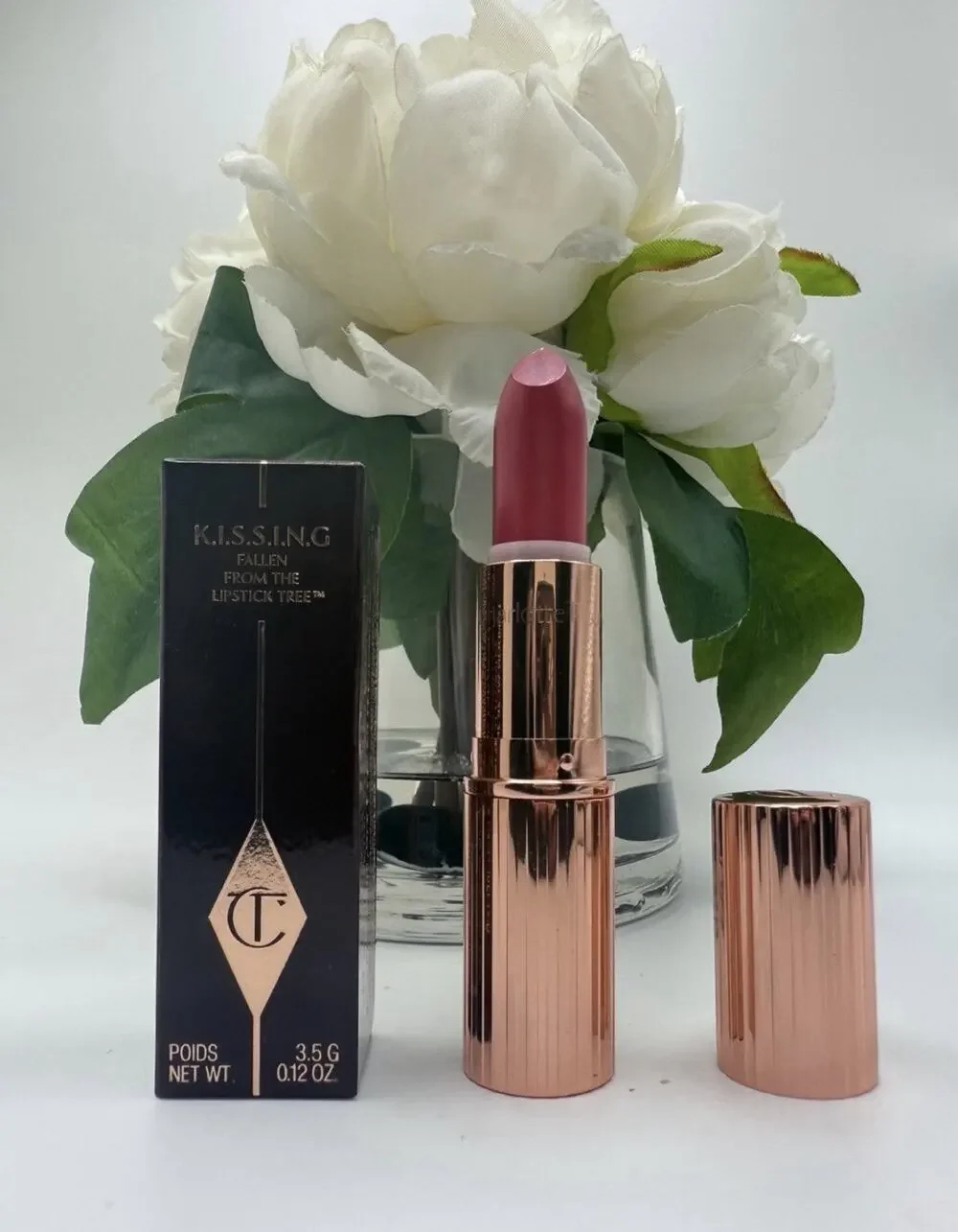 Charlotte Tilbury KISSING Fallen From The Lipstick Tree Coral Kiss 0.12oz